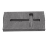 Healifty Moule en Graphite Forme Croix pour Moulage et Fusion de Métaux, Creuset Haute Température, Petit Format, Adapté pour Aluminium, Laiton et Or, Outil de Fonte Bijoux Diy, Moulage