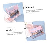 Healifty Moule en Silicone Solide pour Cadres Photo DIY Grand Format Carré Flexible et Transparent Fournitures pour Fabrication de Cadres en Résine Époxy pour Loisirs Créatifs