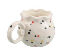 Healifty Mug Céramique Unique Tasse à Café Vintage avec Anse pour Thé et Lait Mug Décoratif Porcelaine