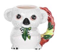Healifty Mug Koala en Céramique 301-400ml, Créatif et Adorable pour Maison | Rétention de Chaleur, Usage Bureau et Domicile, Forme Animale, Style Ludique
