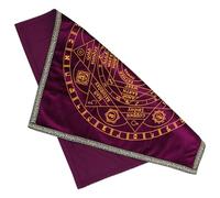 Healifty Nappe de Table Divinatoire Tarot Motif Vintage Toile Douce et Tissée Décor pour Jeu et Divination