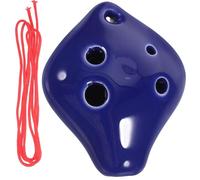 Healifty Ocarina Céramique Petit Format pour Garçon Fille Débutants Instrument Portable Facile à Apprendre Cadeau Musical et Décoratif