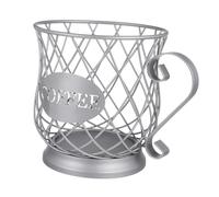 Healifty Organisateur de Capsules de Café Argenté Support Multifonction pour Dosettes Gusto Rangement Pratique pour Cuisine et Bureau