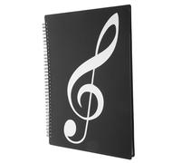 Healifty Organisateur de Feuilles de Rangement A4 Classeur à Partitions 20 Pages en Pp et Alliage D'aluminium Noir, Dossier Réutilisable pour Enseignants et Réunions