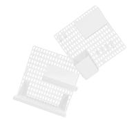 Healifty Organisateur Mural Kit de Panneaux Perforés pour Rangement Pratique Accessoires de Stockage Idéaux pour Murs Design DIY et pour Espace pour Clés Serviettes et Plus