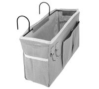 Healifty Organisateur Suspendu pour Chevet avec Crochet pour Dortoir Et Maison Organisateur pour Lit Superposé Et Placard Taille Gris