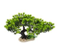 Healifty Ornement pour Aquarium en Pin Artificiel, Décoration Aquarium Réaliste, Bonsaï D'aquarium, Accessoire Décoratif Sous-marin, Matériau Solide et Facile à Nettoyer