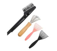 Healifty Outil Nettoyage Brosse Cheveux Bouclés Léger Portable Claws Doux Anti-nœuds Anti-pellicules Pour Entretien Quotidien
