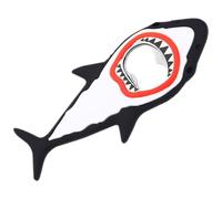 Healifty Ouvre-Bouteille Magnétique Requin en Silicone et Métal Noir Compact et Original Décapsuleur Amusant pour Bière Aimant Réfrigérateur Camping et Fête