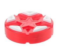 Healifty Palet de Hockey sur Glace et Roller Hockey Rouge Antidérapant pour Entraînement Intérieur et Extérieur Rondelle D’entraînement Multifonctionnelle pour Jeu Rue Matériel Sport