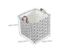 Healifty Panier De Rangement Grand Volume Pliable En Coton Et Lin Poignées Doubles, Panier à Linge Textile Robuste Pour Vêtements Et Jouets, Usage Domestique Et Organisation Maison,