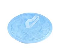 Healifty Panier De Rangement Suspendu en Filet 3 Compartiments Bleu Pliable Organisateur De Rangement Suspendu pour Vêtements Et Jouets Chambre Garçon Et Filles Voyage