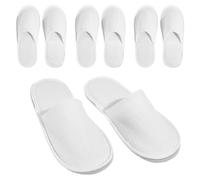 Healifty Pantoufles Jetables Antidérapantes en Coton Gaufré Lot de 4 Paires Légères et Hygiéniques pour Hôtel Spa Voyage et Usage Intérieur Adaptées Femmes et Hommes