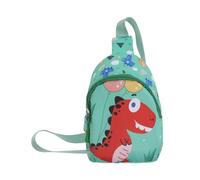 Healifty Paquet à Bandoulière Dinosaure Portable et Augmentant la Visibilité en Nylon Vert pour Garçon et Filles Garçon Fille pour Sorties Courtes et Usage Quotidien