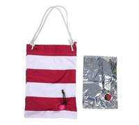 Healifty Paquet à Vin Isotherme avec Bec Verseur 2 Bouteilles en Matériau Étanche Amovible pour Voyage Et Plein Air Paquet Pochette à Boisson Pliable