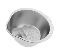 Healifty Passoire Acier Inoxydable pour Fruits et Légumes Panier à Drainage Fin pour Lavage et Rinçage Égouttoir Polyvalent pour Cuisine et Évier