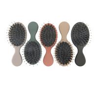 Healifty Peigne à Cheveux Massant en Poils de Porc 1 Pièce Peigne Portable Noir avec Matelas d’Air Matelassé Brosse de Massage Légère pour Démêler et Lisser Cheveux Usage Quotidien et