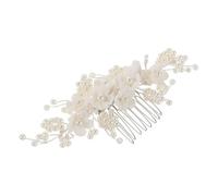 Healifty Peigne de Cheveux pour Mariée Décoration en Fleurs Accessoire de Coiffure Mariage Design Élégant Fixation Facile pour Chignon