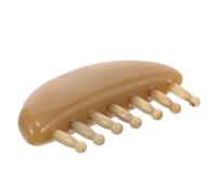 Healifty Peigne de Massage Corne de Mouton à Dents Peigne de Poche pour Massage Du Chevelu Démêlant pour Femmes Design à Ongles Ronds pour Soin Capillaire Quotidien