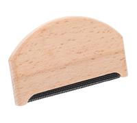 Healifty Peigne En Bois Anti-bouloches Pour Vêtements En Laine - Brosse Anti-peluches Portable Nettoyage Intégré - Outil Pour Retirer Bouloches Et Peluches Sur Pulls, Manteaux Et Lainages