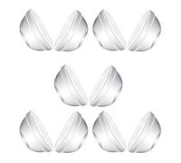 Healifty Petits Bols à Dessert en Verre Lot de 10 Transparents Résistants la Chaleur pour Préparation et Service Cuisine