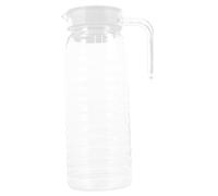 Healifty Pichet à Eau Transparent Acrylique avec Couvercle Cruche à Jus et Boissons pour Fêtes et Usage Domestique Design Créatif et Pratique