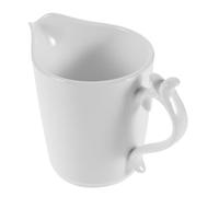 Healifty Pichet à Lait Céramique Rétro Anse Pichet Multifonctionnel pour Mousse de Lait Café Thé et Art Latte Récipient Céramique pour Maison Voyages