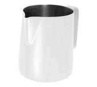 Healifty Pichet à Lait Inoxydable pour Latte Art Tasse à Mousser Lait avec Bec Verseur et Poignée Ergonomique Pichet à Café pour Cappuccino et Expresso Usage Polyvalent pour et Cafés