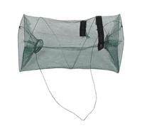 Healifty Piège à Crabes Pliable en Filet Nylon Fin et Métal, Design Compact Efficacité de Capture Améliorée, Plage Amateurs de Plein Air