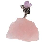 Healifty Pierre de Cristal de Mineur Panier Arrière du Mineur de Cristal Minéral Brut Miniature Décoration Créative pour Bureau et Maison