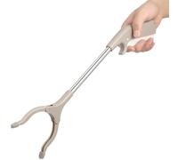 Healifty Pince de Préhension pour Personnes Âgées : Pince à Déchets Pliable de 42 cm avec Griffe Rotative, Bâton Léger pour Seniors, Aide à La Mobilité pour Le Ramassage à Domicile Et à