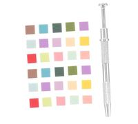 Healifty Pince pour Éponge à Ongles avec Outil Polyvalent, Éponge de Manucure Précise en Mousse Blanche pour Nail Art et Maquillage, 1 Set avec Grip et Pads