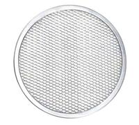 Healifty Plaque de Four à Pizza en Aluminium Antiadhésive Ronde Répartition Uniforme Chaleur et Résistance aux Rayures pour Usage Familial et Salons de Thé