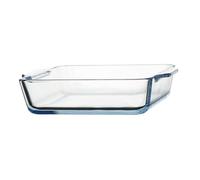 Healifty Plat de Cuisson Verre Résistant Chaleur pour Micro-ondes et Four Plateau à Pâtisserie pour Gratins et Rôtis Facile à Nettoyer et Polyvalent