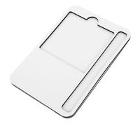 Healifty Plateau à Notes Mémo en MDF Personnalisable par Sublimation Support Porte-Autocollants Mémo Blanc Simple Face Plateau de Rangement Pratique pour Bureau et Maison Fournitures de