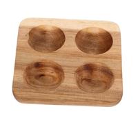 Healifty Plateau Bois Pour Œufs Emplacements Résistant Aux Chocs Support Œufs Multifonction Pour Cuisine Et Réfrigérateur Casier Pratique Pour Rangement Et Présentation