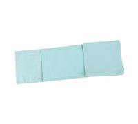 Healifty Pochette de Rangement Accoudoir Canapé Coton Léger Organiseur Latéral pour Télécommande Téléphone et Accessoires Pochette de Rangement pour Fauteuil et Salon Couleur Bleu Petite