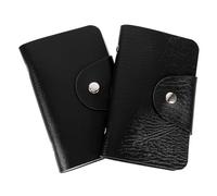 Healifty Pochette de Rangement pour Plaques de Stamping D'ongles 2 Pièces Format Compact Noir 20 Emplacements Protection pour Nail Art Usage Professionnel et Voyage