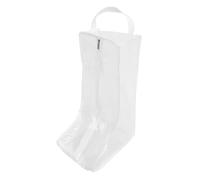 Healifty Pochette De Rangement Transparente pour Bottes Grosse Taille en PVC Fermeture Éclair, Organiseur Réutilisable pour Bottes Et Chaussures, pour Voyage Et Rangement en Armoire