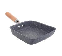 Healifty Poêle à Œufs Japonaise Carrée Antiadhésive avec Revêtement Pierre Manche Compatible Induction et Gaz pour Tamagoyaki et Cuisson Uniforme et Nettoyage Facile