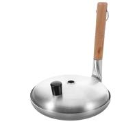 Healifty Poêle Antiadhésive Japonaise pour Œufs Brouillés et Omelettes, Poignée Verticale Ergonomique, Adaptée la Cuisson sur Gaz Couvercle Aluminium