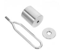 Healifty Poids de Rôtisserie INOX pour Équilibrage de Barbecue Accessoire de Cuisine BBQ Pratique et Portable Stabilisateur de Brochette et Support de Poids pour Grill