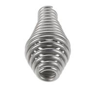 Healifty Poignée de Remplacement en Acier Inoxydable à Ressort pour Poêle à Bois, Poignée Conique Unilatérale 1 Pièce, Compatible Chaudière à Granulés, Foyer, Barbecue, Accessoire