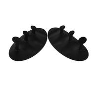 Healifty Poignées Gym Antidérapantes Silicone pour Musculation Coussinets de Protection Palmaire Trois Doigts Compatibles Haltères et Barres de Traction Légères et Polyvalentes pour