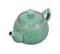 Healifty Porcelain Teapot And Ceramic Teacup Set For Chinese Kung Fu Tea Ceremony Handcrafted Pot With Unique Firing Patterns Elegant Design For Loose Tea Brewing And Home Decor