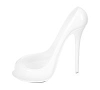 Healifty Porte-Bouteille Vin Talon Haut Résine Blanche Support à Vin Créatif Décoration Maison la Cuisine Salon Bureau Compact Table Bar