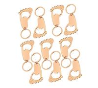 Healifty Porte-Clés O d Décapsuleur Lot de 10 Présents Baby Shower pour Invités Ouvre-Bouteille Souvenir de Bébé Décorations de Baby Shower Présents Fonctionnels