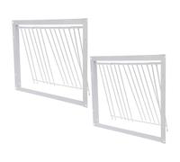 Healifty Porte D'entrée en Fer pour Pigeonnier 2 Pcs 33 X 26 Cm Portes à Pigeons Renforcées pour Courses et Sauts Fourniture pour Cage à Oiseaux Sécurisée pour Pigeons Voyageurs