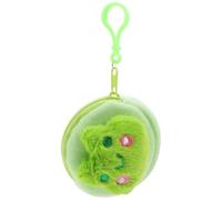 Healifty Porte-Monnaie Peluche Grenouille Mignonne Vert 1 Pièce, Petit Paquet de Rangement pour Écouteurs, Clés et Monnaie, Pochette Douce et Compacte pour Filles, Accessoire Présent