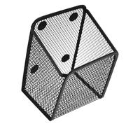 Healifty Porte-Stylo Magnétique en Fer Noir Boîte de Rangement Bureau Compartiment Unique Pot à Stylos Aimanté pour Tableau Blanc et Réfrigérateur Organiseur Pratique pour Fournitures